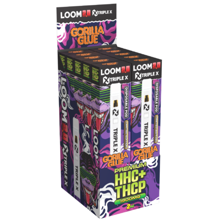 LOOM 2.0 Triple X Gorilla Glue HHC+THCP Vape 2ml - Image 2