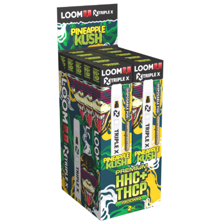 LOOM 2.0 TRIPLE X Pineapple Kush HHC + THCP 2ml Vape - Image 2