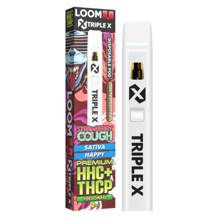 LOOM 2.0 TRIPLE X Strawberry Cough HHC+THCP 2ml Vape