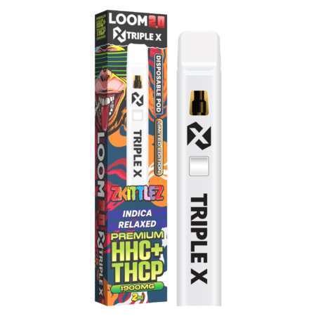 LOOM 2.0 TRIPLE X Zkittlez HHC+THCP 2ml Vape