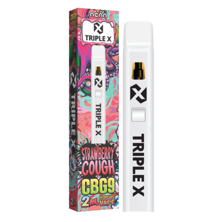 Acan Triple X CBG9 Strawberry Cough 2ml Vape