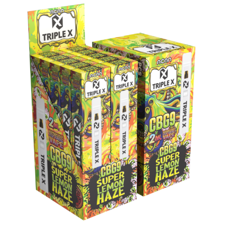 Acan Triple X CBG9 Super Lemon Haze 2ml Vape - Image 2