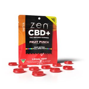ZEN CBD+ Gummies - Fruit Punch Sativa (200mg)