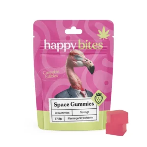Happy Bites HHC Gummies – Flamingo Strawberry
